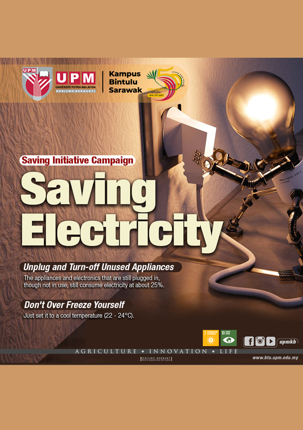 SAVING INITIATIVE CAMPAIGN SAVING ELECTRICITY 